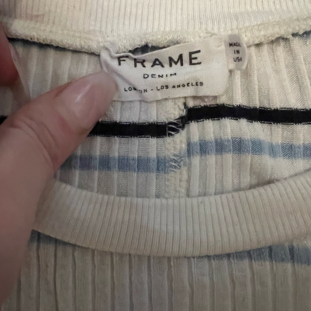 FRAME RIBBED STRIPED TEE - Picture 3 of 7